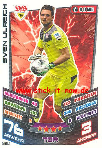 Match Attax 13/14 - VfB Stuttgart - Sven Ulreich - Nr. 290