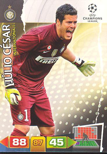 Julio Cesar - Panini Adrenalyn XL CL 11/12 - Inter Mailand