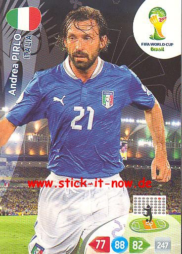 Panini Adrenalyn XL Brasil WM 2014 - Andrea PIRLO