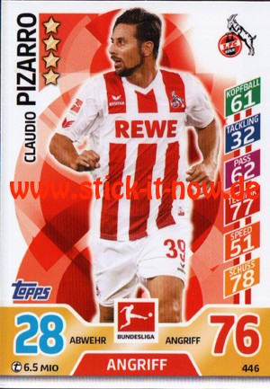 Topps Match Attax Bundesliga 17/18 EXTRA - Nr. 446