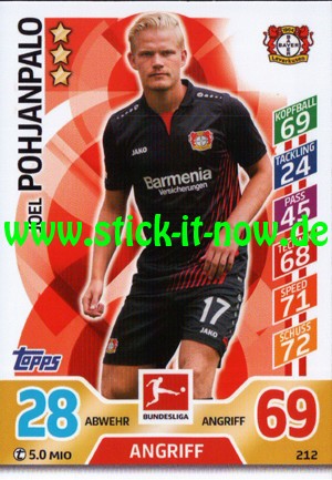 Topps Match Attax Bundesliga 17/18 - Nr. 212