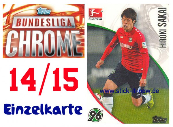 Topps Bundesliga Chrome 14/15 - HIROKI SAKAI - Nr. 83