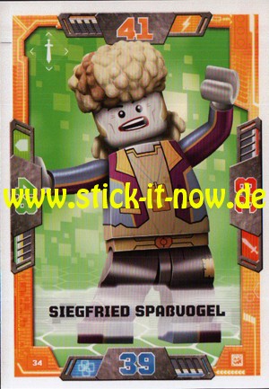 Lego Nexo Knights Trading Cards - Serie 2 (2017) - Nr. 34