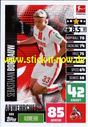 Topps Match Attax Bundesliga 2020/21 "Extra" - Nr. 523