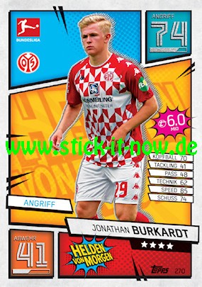 Topps Match Attax Bundesliga 2021/22 - Nr. 270 ( Helden von Morgen )