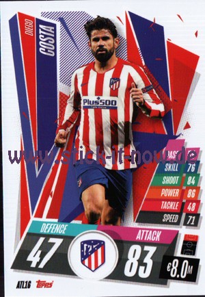 Match Attax Champions League 2020/21 - Nr. ATL 16