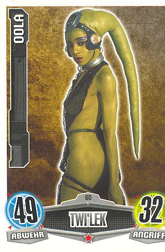 Force Attax - OOLA - Twilek - Söldner - Movie Collection