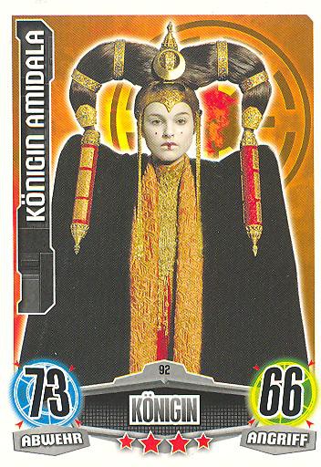 Force Attax - KÖNIGIN AMIDALA - Königin - Die Republik - Movie Collection