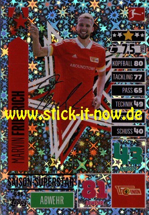 Topps Match Attax Bundesliga 2020/21 "Extra" - Nr. 696 (Glitzer)