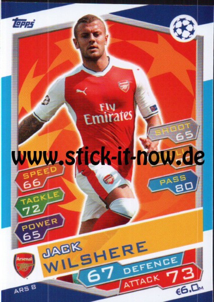 Match Attax Champions League 16/17 - Nr. ARS 8