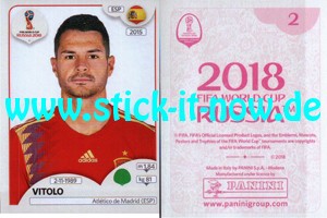 Panini WM 2018 Russland "Sticker" INT/Edition - Nr. 138