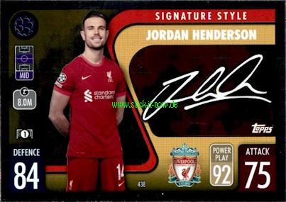 Match Attax Champions League 2021/22 - Nr. 438 (Signature Style)