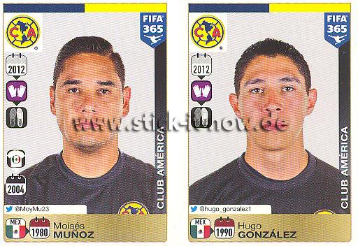 Panini FIFA 365 Sticker - Nr. 612 - 613