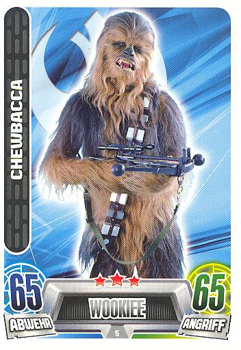 Force Attax Movie Collection - Serie 2 - Chewbacca - Nr. 5