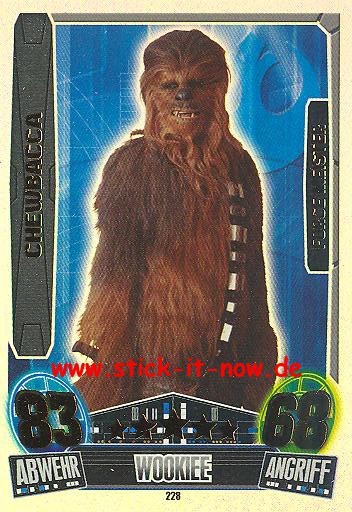 Force Attax Movie Collection - Serie 3 - FORCE-MEISTER - CHEWBACCA - Nr. 228