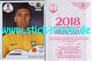 Panini WM 2018 Russland "Sticker" INT/Edition - Nr. 352