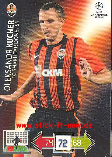 Panini Adrenalyn XL CL 12/13 - Schachtar Donezk - Oleksandr Kucher