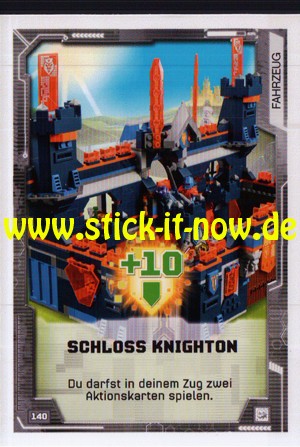 Lego Nexo Knights Trading Cards - Serie 2 (2017) - Nr. 140