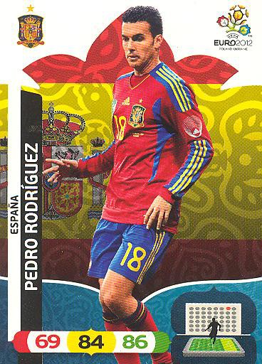 Panini EM 2012 - Adrenalyn XL - Pedro Rodriguez - Spanien