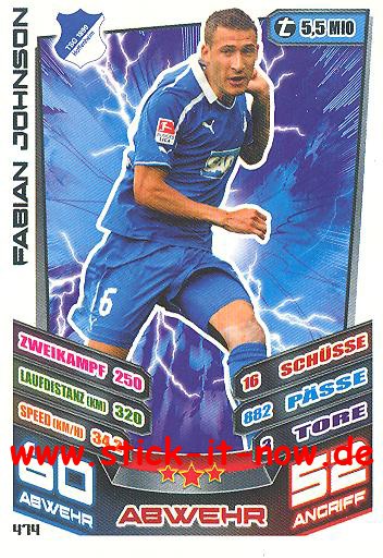 Match Attax 13/14 EXTRA - FABIAN JOHNSON - Nr. 474