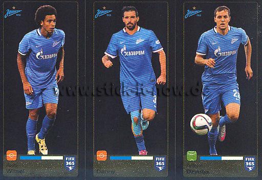 Panini FIFA 365 Sticker - Nr. 750 - 751 - 752