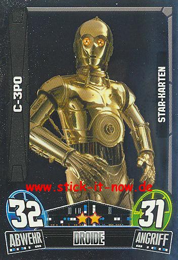 Force Attax Movie Collection - Serie 3 - Star-Karte - C-3PO - Nr. 211