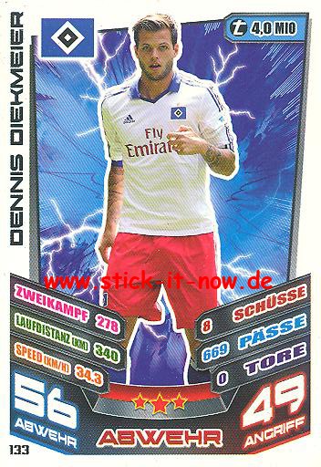 Match Attax 13/14 - Hamburger SV - Dennis Diekmeier - Nr. 133