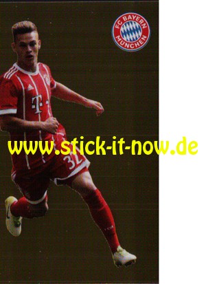 FC Bayern München 17/18 - Sticker - Nr. 85 (Gold-Glitzer)