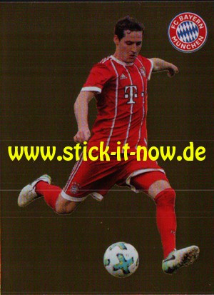 FC Bayern München 17/18 - Sticker - Nr. 116 (Gold-Glitzer)