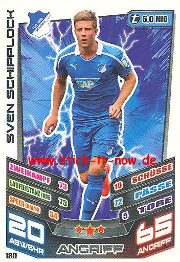 Match Attax 13/14 - TSG 1899 Hoffenheim - Sven Schipplock - Nr. 180