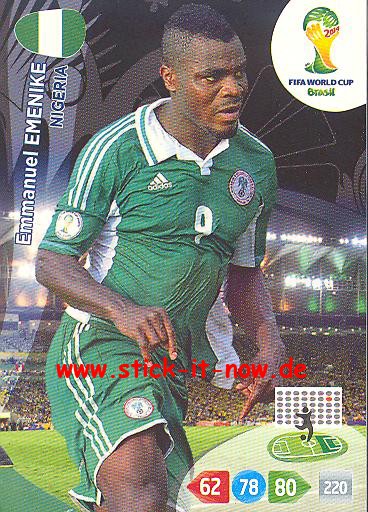 Panini Adrenalyn XL Brasil WM 2014 - Emmanuel EMENIKE