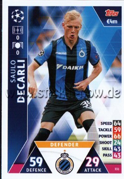 Match Attax Champions League 18/19 - Nr. 331