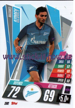 Match Attax Champions League 2020/21 - Nr. ZEN 2