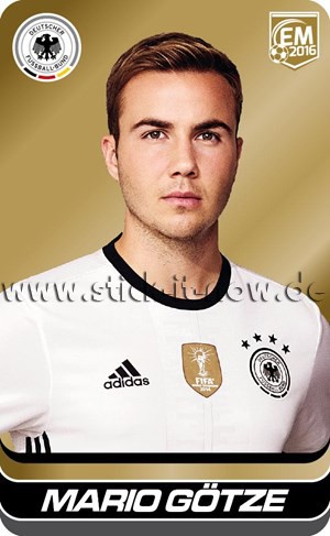 DFB Team Cards EM 2016 - Mario Götze (GOLD)