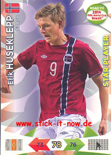 Panini Adrenalyn XL Road to WM 2014 - Erik HUSEKLEPP