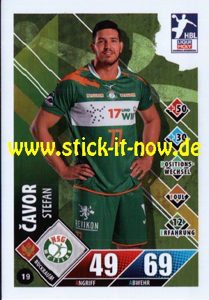 LIQUI MOLY Handball Bundesliga "Karte" 20/21 - Nr. 19