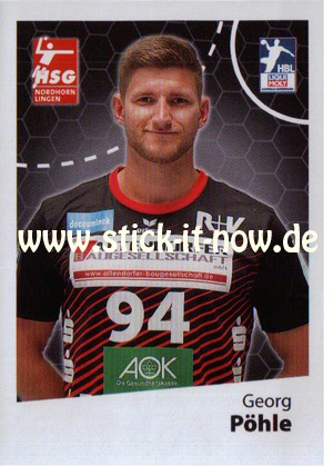 LIQUE MOLY Handball Bundesliga Sticker 19/20 - Nr. 166