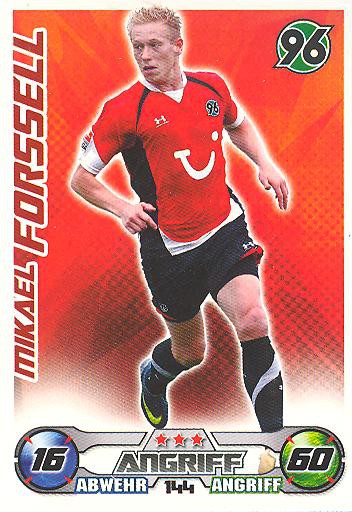 Match Attax 09/10 - MIKAEL FORSSELL - Hannover 96 - Nr. 144