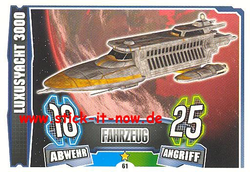 Force Attax - Star Wars - Clone Wars - Serie 4 - LUXUSYACHT 3000 - Nr. 61