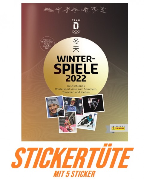 Winterspiele 2022 - Stickertüte (5 Sticker)