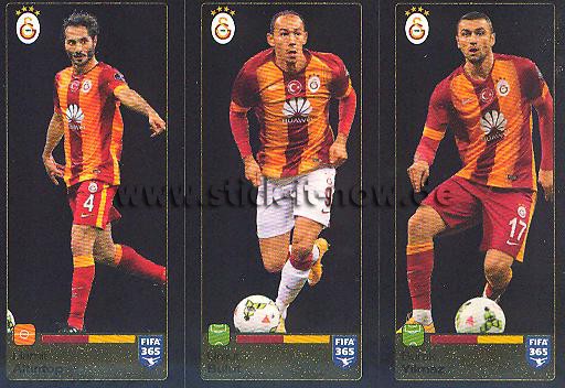 Panini FIFA 365 Sticker - Nr. 780 - 781 - 782