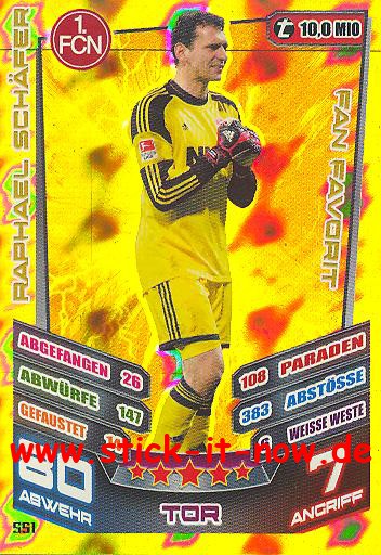 Match Attax 13/14 EXTRA - Fan Favoriten - RAPHAEL SCHÄFER - Nr. 551