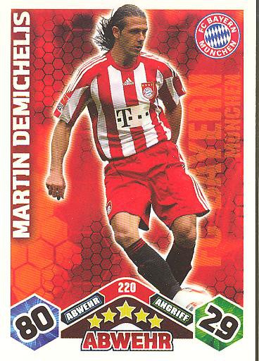 Match Attax 10/11 - MARTIN DEMICHELIS - 220