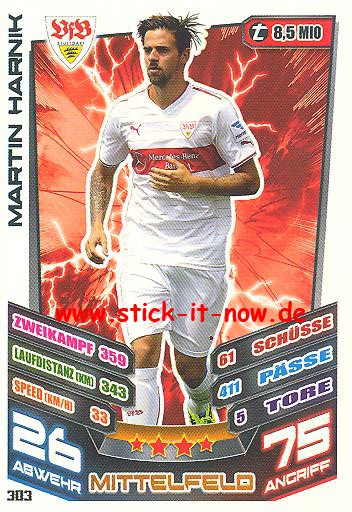 Match Attax 13/14 - VfB Stuttgart - Martin Harnik - Nr. 303