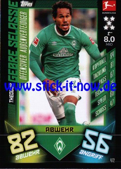 Topps Match Attax Bundesliga 2019/20 "Action" - Nr. 472