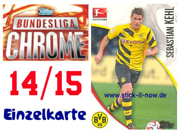 Topps Bundesliga Chrome 14/15 - SEBASTIAN KEHL - Nr. 45