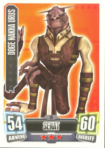 Force Attax - Serie II - Doge Nakha Urus - Senat