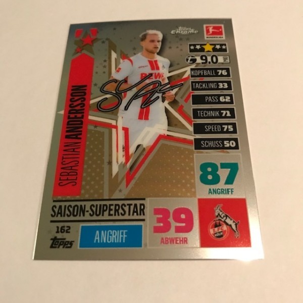 Match Attax BL Chrome 20/21 - Nr. 162 - ANDERSSON