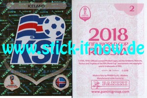 Panini WM 2018 Russland "Sticker" INT/Edition - Nr. 280 (Glitzer)