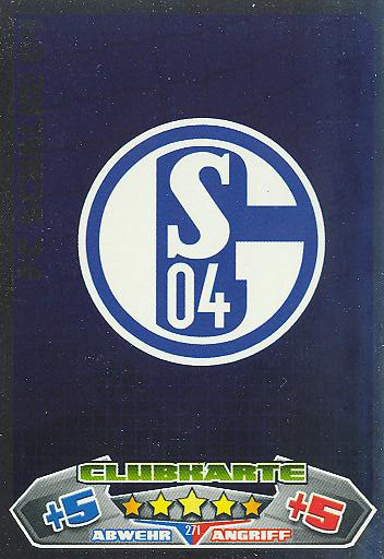 Match Attax 12/13 - FC Schalke 04 - Clubkarte - Nr. 271